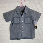 Baby  Boys  Route 66  Button Down Short Sleeve Shirt Top 12m