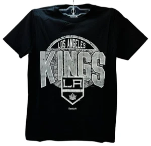 Reebok Youth Los Angeles Kings Totally Cool Short-Sleeve T-Shirt-Black,Small (8) - Picture 1 of 6