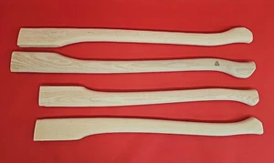 Lote de 4 piezas 28" - 31,5" (700 - 800 mm) mango de hacha de repuesto en blanco hecho a mano - Imagen 1 de 5