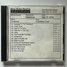 Loverboy Live! 2000 Advanced Copy CD