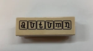 Assorted Autumn Fall Mounted Rubber Stamp Choice of Design - Picture 1 of 45