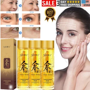 1-5PC Peptide Anti-Wrinkle Ginseng Serum,Ginseng Essence Water 120ml Anti-Ageing - Picture 1 of 15