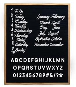 Felt like Sharing Large Felt Letter Board 24X30In – Changeable Letter Board - Picture 1 of 12