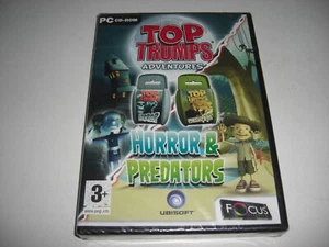 TOP TRUMPS Adventures - PC HORROR & PREDATORS CD ROM NUOVO E SIGILLATO - POSTA VELOCE - Foto 1 di 2