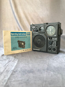 National Panasonic GX400M Vintage 1970s Radio with instruction booklet