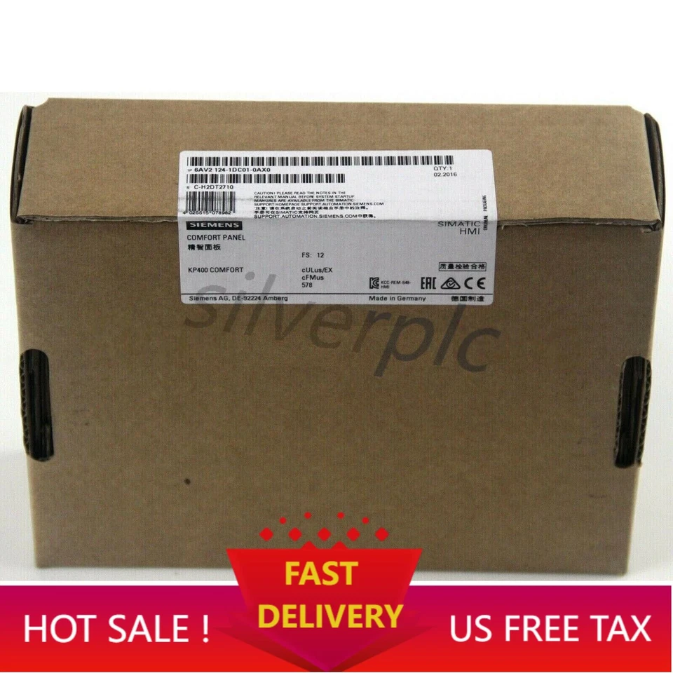 New Siemens 6AV2124-1DC01-0AX0 SIMATIC KP400 Comfort Panel 6AV2 124-1DC01-0AX0 - Image 1 of 4