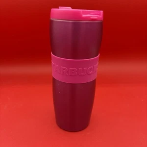Starbucks 2022 Summer Dragonfruit Pink Stainless Steel Insulated Tumbler 12oz NW - Bild 1 von 5