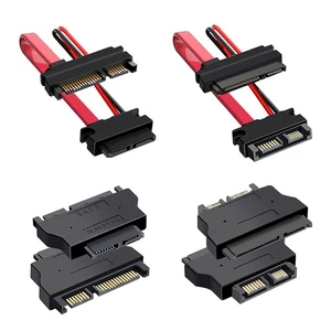 SATA 7 + 15 Pin Male to Female Serial ATA SATA Data Power Combo Extension Cable - Imagen 1 de 17