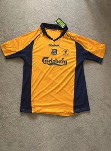 Retro 00/01 Liverpool Away Gerrard Shirt XL - Picture 1 of 4