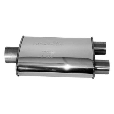 For Dodge Ram 1500 94-08 Exhaust Muffler Ultra Flo Polished Stainless Steel Oval Foto 1 de 3