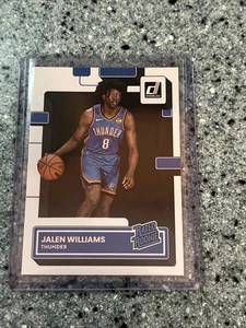 2022-23 Donruss Rated Rookie RC Jalen Williams Oklahoma City Thunder - Bild 1 von 2