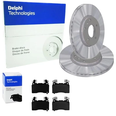 DELPHI Dischi Freno 345mm + Pastiglie Anteriori Adatto A per Opel Insignia B - Immagine 1 di 3