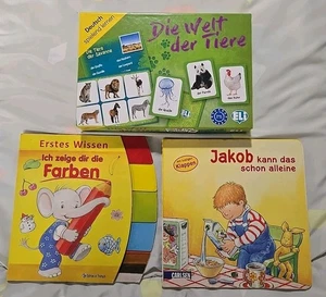 Die welt der Tiere, German game & Jakob kann das, Erstes Wissen Farben 2 books - Picture 1 of 5