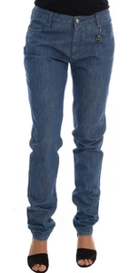 Jeans De Mujer Authentic De Corte Boyfriend En Algodón Lavado Azul - Imagen 1 de 6