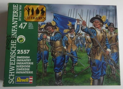 VINTAGE REVELL 1/72 SCALE 30 YEARS WAR SWEDISH INFANTRY (2557) #1 - Image 1 of 4