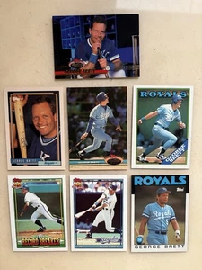 Lotto 7 diversi - George Brett - 1986 - 1993 Topps Baseball - Kansas City Royals - Foto 1 di 2