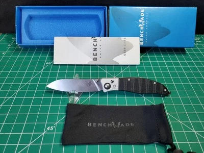 Benchmade 483 Nakamura Shori Nak Lok Micarta/Aluminum Handle S30V Pocket Knife  - Image 1 of 4