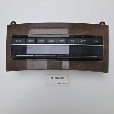 2015-2017 Mercedes-Benz E350 HVAC Temperature Control Panel A2129006727 - Imagem 1 de 4