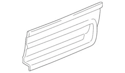 Moldura de puerta derecha original Ford Lincoln 2005-2006 Navigator 5L7Z7820878AAB Foto 1 de 2