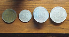 South Korea Lot of 14 ₩10, ₩50, ₩100, ₩500 Coins- Nice Coinage From the Far East