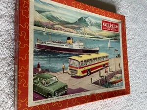 Sammlerstück Vintage Victory Brand Holzpuzzle Kaiblick 80 Teile - Bild 1 von 17