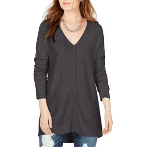 INC NEW Women's High-low Hem Tunic V-Neck Sweater Top TEDO - Picture 1 of 11