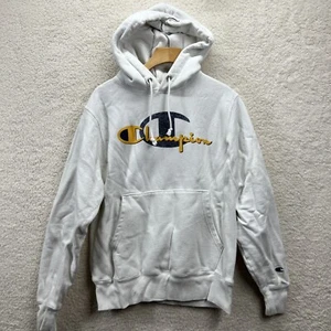 Champion Reverse Weave Kapuzenpullover Hoodie weiß Pullover Größe S Small - Bild 1 von 9