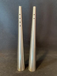 MCM Metal Cone Salt Pepper Shakers Torre Tagus - Picture 1 of 5