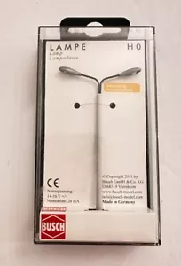 Busch 4138 Betonmast Pole Light With 2 Lamps H0 Scale - Picture 1 of 2