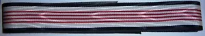 GERMAN - Colonial Medal Ribbon x 6", 1901. - Foto 1 di 1