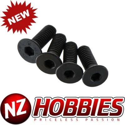 ARRMA AR722412 Flat Head Screw 4x12mm (4) - Image 1 of 2