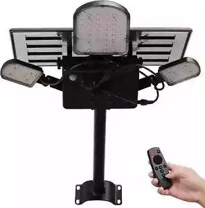HULPPRE 120W 108Leds 1500ft² Solar Street Lights Outdoor Dusk to Down with Remot - Picture 1 of 5