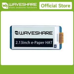 Waveshare 2,13 pollici e-Paper Hat E-Ink Display SPI per RPi 4B 3B+ Zero/Zero W - Foto 1 di 10