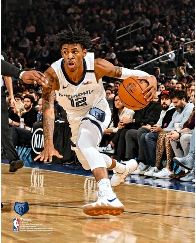 Ja Morant Memphis Grizzlies Unsigned Step Back 8" x 10" Photo - Fanatics Cover