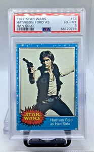 1977 Star Wars Han Solo Blue #58/ PSA 6 -low pop at PSA - Bild 1 von 4