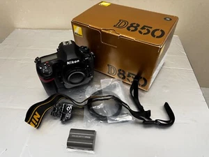 Nikon D850 45.7MP DSLR Body SC#1377 Mint Condition 5 Actuations - Picture 1 of 7