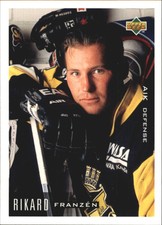 1995-96 Swedish Upper Deck #4 Rikard Franzen