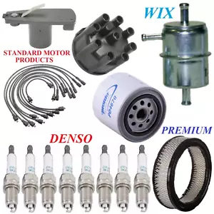 Tune Up Kit Air Oil Fuel Filter Wire Spark Plug For DODGE D150 V8 5.2L 1982-1987 - Picture 1 of 1