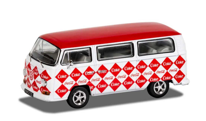 Corgi VW CAMPERVAN - DIAMOND COCA COLA 1:43 - Immagine 1 di 1