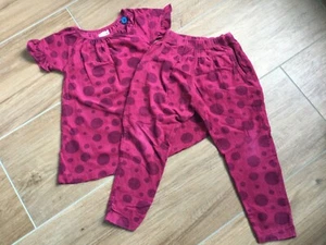 Set von PHISTER & PHILINA Hose & T-Shirt Cordstoff In der Farbe Beere Gr. 116 - Bild 1 von 7