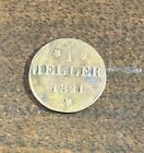1821 German States Frankfurt - 1 Heller Coin - KM #301