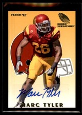 Marc Tyler 2012 Fleer Retro Ultra Rookie Sensations RC Autograph Rookie Auto