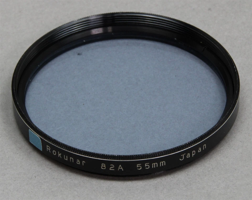 55mm Screw-In Filter ROKUNAR Wratten 82A Color Correction Made in JAPAN - Image 1 of 1