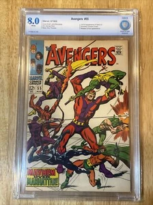 Avengers #55 CBCS 8.0 First Appearance of Ultron MCU CBCS 7007982-AC-008 - Picture 1 of 5