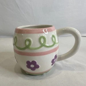 Spring Pastel Garden Cup Mug Easter Oversized Tea Ceramic Marshall’s - Picture 1 of 9