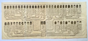PLATO ANTIGUO MUY GRANDE CHATELAIN FAMILIA REAL FRANCIA HERÁLDICA 1720 - Imagen 1 de 11