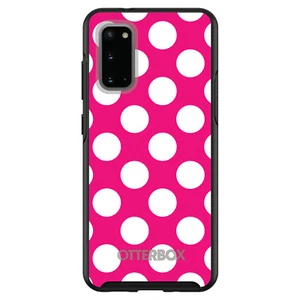 Custom OtterBox Symmetry for Samsung Galaxy S - White & Hot Pink Polka Dots - Picture 1 of 25