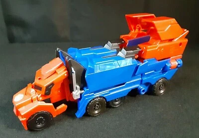 Transformers Robots In Disguise Hyper Change Optimus Prime TOMY 2016 Autobots  - Image 1 of 4