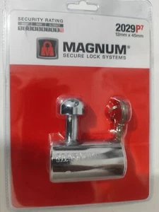 Single Pin Lock 12MM Shackle 3 keys -mushroom pin padlock - Picture 1 of 3
