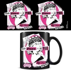 Mug Boxed Ceramic Black Mug - Grease Too Pure to be Pink - Picture 1 of 1